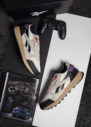 Reebok classic leather winterized grey white black