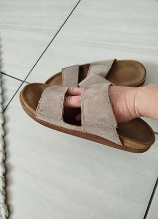Шлепанцы мужские замш кожа