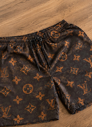 Мужские пляжные шорты-плавки louis vuitton - синие