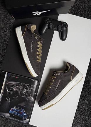 Reebok club c brown white