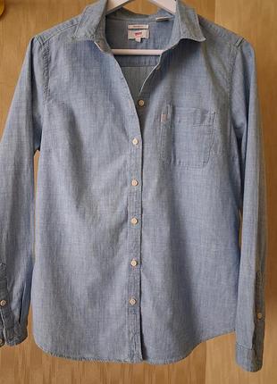 Жіноча блакитна сорочка levi's.