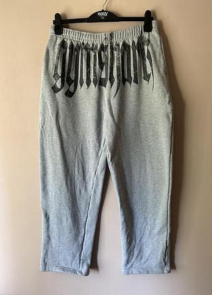 Спортивні штани gymshark fade graphic straight leg joggers oversized fit
