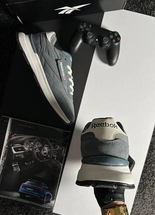 Reebok classic dark grey white 7