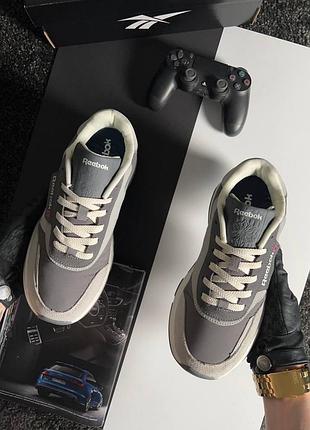 Reebok classic grey white 8