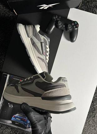 Reebok classic grey white 7