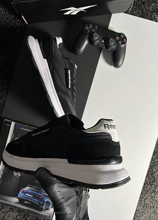 Reebok classic black white 6