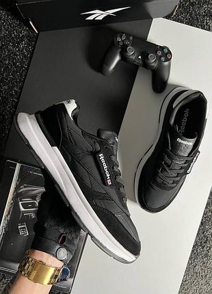 Reebok classic black white 9