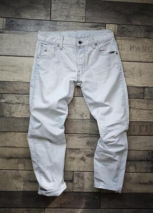 Мужские джинсы светло-голубого цвета от g-star raw, модель arc 3d slim, размер 30