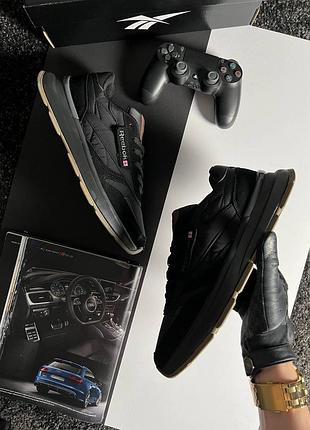 Reebok classic black brown 2