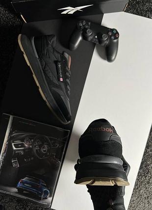 Reebok classic black brown 7