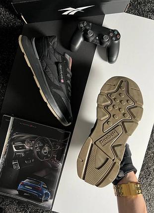 Reebok classic black brown 4