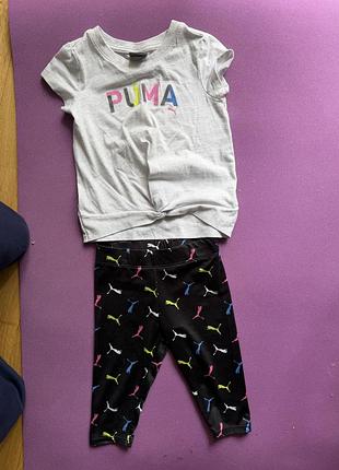Костюмчик бриджі і футболка puma