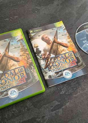 Диск medal of honor rising sun (xbox original)