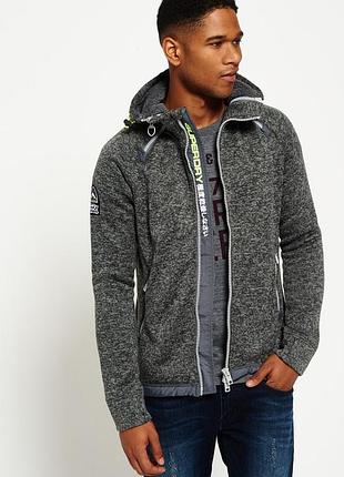 Superdry storm мужская плотная ветровка/толстовка/кофта
