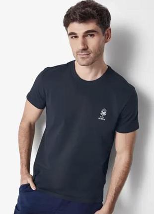 Футболка livergy esmara men xl темно синя 100% бавовна