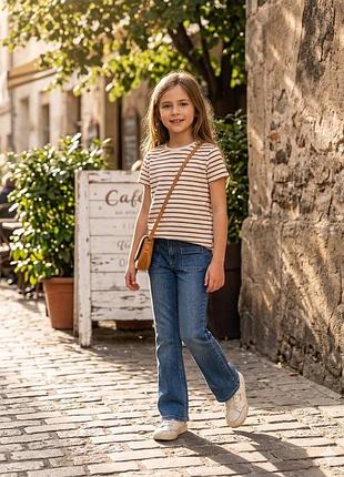 Джинсы клеш на 9-10 лет