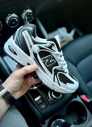 Кроссовки мужские new balance 530 white &amp; black