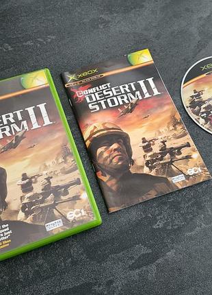 Диск conflict desert storm ii (xbox original)