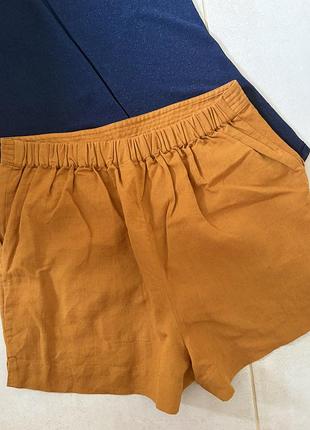 Короткі лляні шорти super dry s🧡