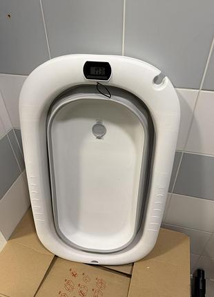 Складна дитяча ванночка з термометром