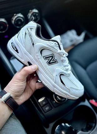 Кросівки чоловічі new balance 530 white & black
