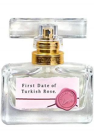 Парфумна парфумована вода avon first date of turkish rose 30 ml спокусливий аромат турецької рози з ваніллю