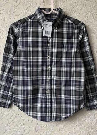 Polo ralph lauren сорочка на хлопчика, сорочка в клітинку