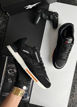 Reebok classic new black white 9
