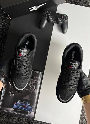 Reebok classic new black white 8