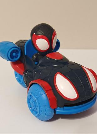 Машинка spidey little vehicle disc dashers miles morales майлз моралес