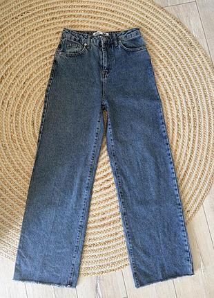 Прямі широкі джинси zeo denim 36 s 44