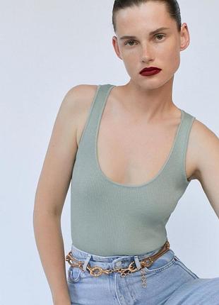 Красивый свет зеленый трикотажный боди в рубчик zara
 😍😍😍😍😍😍😍😍😍😍
