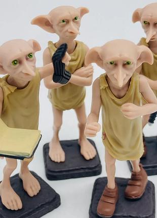 Набор фигурок harry potter (4 шт) / harry potter dobby figures set — коллекционные фигурки домового, статуэтки из фильма гарри