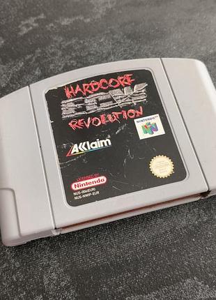Картридж hardcore ecw revolution (nintendo 64)