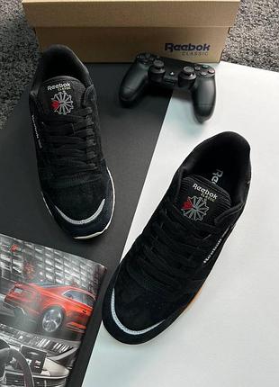 Reebok classic m black white 4