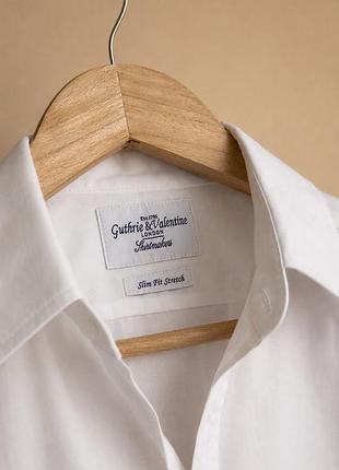 Британська майстерність з 1796 року — сорочка guthrie & valentine slim fit stretch у бездоганному стані.