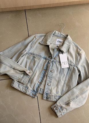Джинсова куртка zara