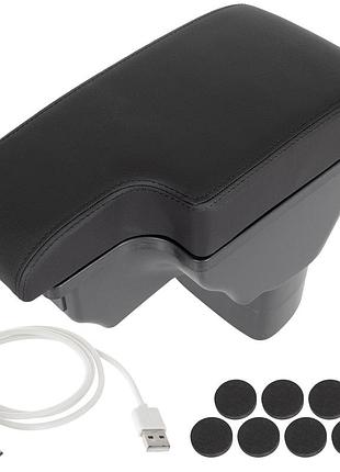 Nissan juke 10-19 пидлокитник из видсиком и usb hub black eco-friendly + комплект + кабель