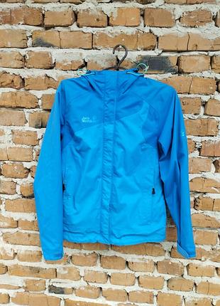 Куртка ветровка jack wolfskin на мембране с подкладом