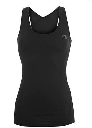 Майка с топом karrimor running vest black