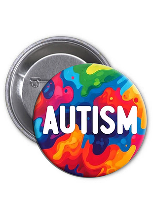Значок autism asd | у меня аутизм рас 04