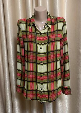 Блузка scotch&soda в клітинку  розмір m