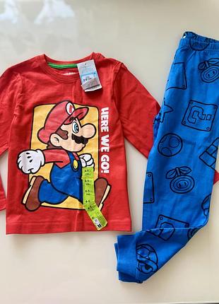 Дитяча піжама маріо mario