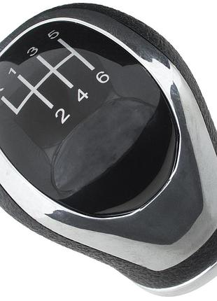 Nissan qashqai ii 13-20 ручка перемикання передач чорна + хром 6 передач
