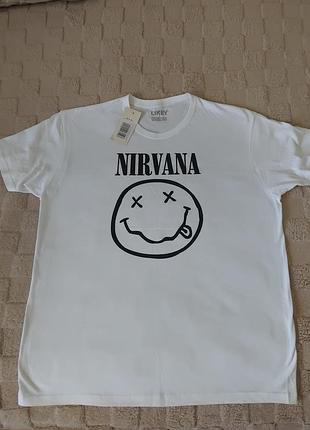 Футболка мужская nirvana l