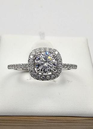 Кольцо серебряное с кубическим цирконием 16 2,45 г