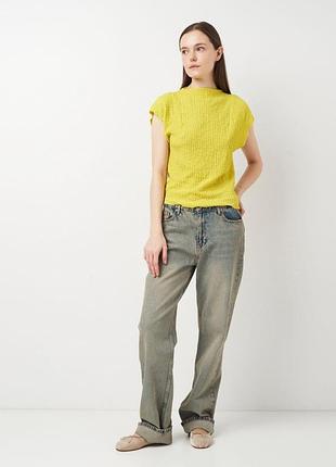 Літня футболочка жатка zara, l