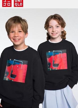 Дитячий світшот kaws + warhol від uniqlo