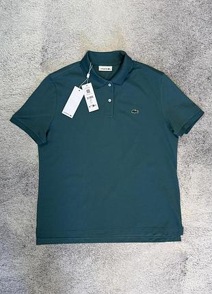 Нова жіноча футболка - поло lacoste pf7839 💙