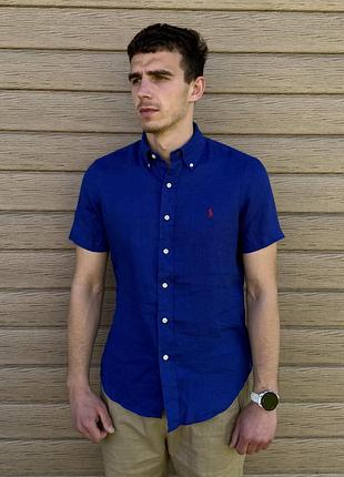 Чоловіча лляна сорочка polo ralph lauren 💙